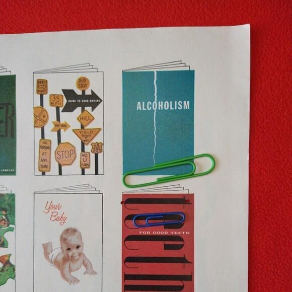 1961 Met Metropolitan Life Ins "1001 Questions Answers" 2pg 21x13 Vtg PRINT AD - Picture 9 of 13